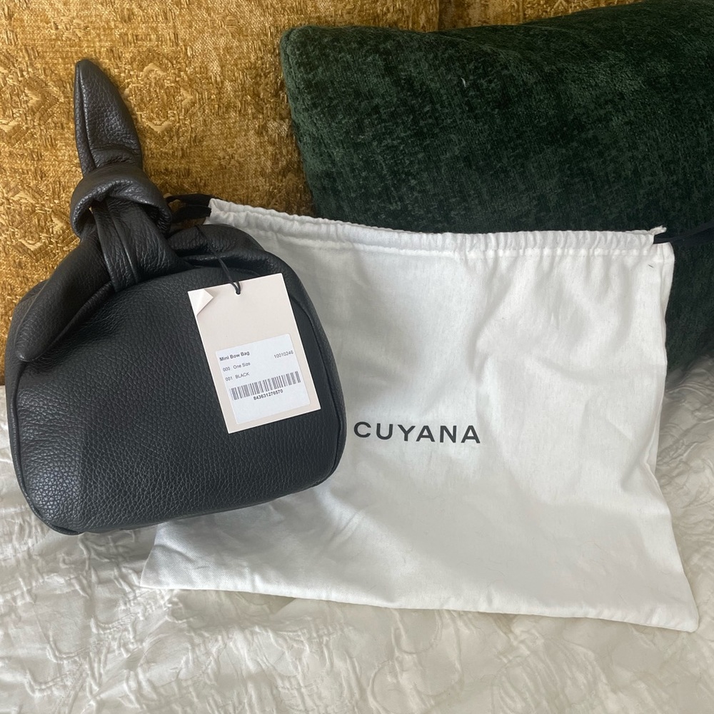 Cuyana Mini Bow Bag (Black) - NWT